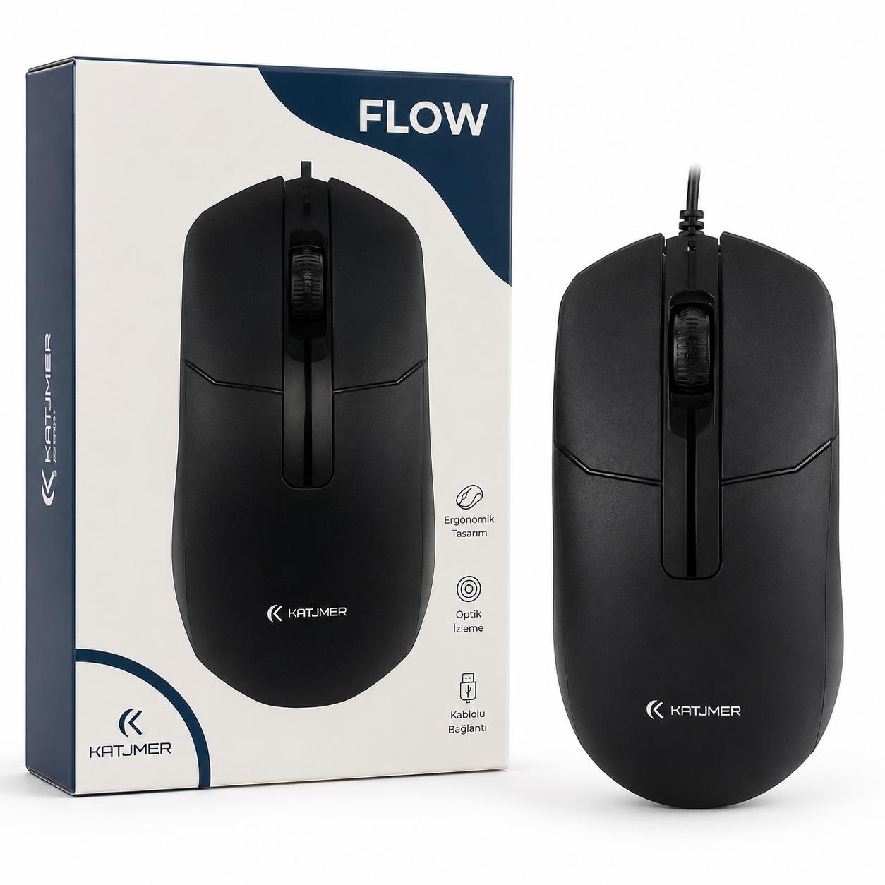 FLOW KABLOLU  MOUSE 